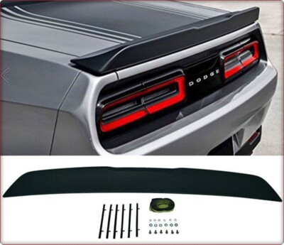 HECKSPOILER FÜR DODGE CHALLENGER 2008 - 2023 R/T Scat Pack / TÜV SCHWARZ GLANZED