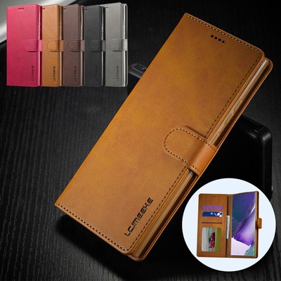 For Samsung S26 Ultra S25 FE S24 S22 S21 S20 PU Leather Wallet Flip Stand Case
