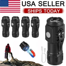 5PCS Three-Eyed Monster Mini LED Flashlight Flash Super Power Waterproof Outdoor
