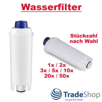 Wasserfilter für DeLonghi Kaffeevollautomaten - Stückzahl nach Wahl (bis 50x)