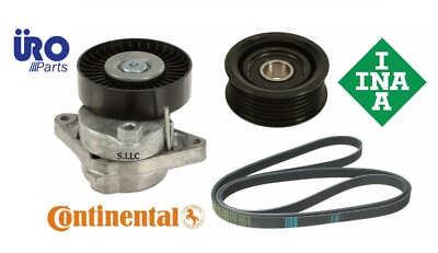 Mercedes Engine Belt Tensioner Assembly With Idler Pulley And Serpentine Belt