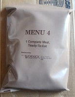 Vintage 90's Mre Tan Bag Menu 4 Ham Slices Vintage 90's Mre Tan Bag Menu 4 Ham Slices