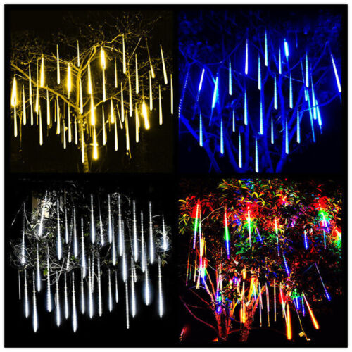 192/288 LED Lights Meteor Shower Rain Tree String Light Garden Party Xmas Decro - Picture 3 of 21