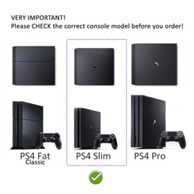 PlayStation 4 Slim +2pcs Controller TV Wall Mount PS4 Black Metal Holder-ViMount