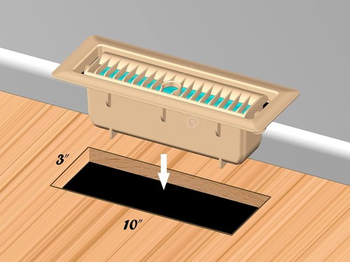No-Electricity Required IN-Vent Humidifier 3x10 - Eco-Friendly Moisture Solution - Picture 4 of 9