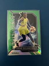 2021 Panini Prizm WNBA Emergent Green #6 Arike Ogunbowale