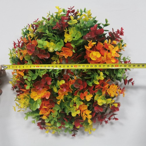 Autumn Theme Wreaths Eucalyptus Hanging Flower Garland Front Door Decor Ornament - Picture 5 of 12