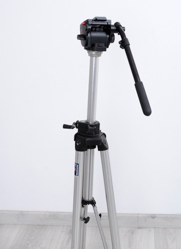 cavalletto video professionale manfrotto 075 con testa video 503 - Foto 10 di 10