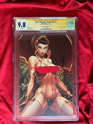 Merc Magazine: Deathrage #1 Variant Cover C CGC SS 9.8 Signed Jamie Tyndall