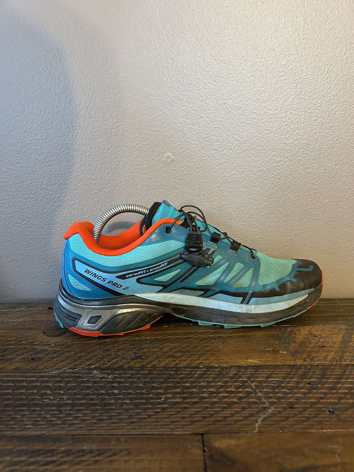 Scarpe da trail running Salomon Wings Pro 2 uomo taglia 10 blu rosso