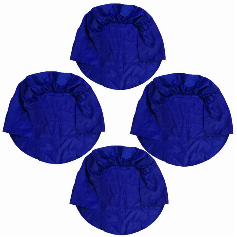 Wheel Tire Covers Sun Protector Oxford Cloth Dustproof For Car Trailer Camper - Image 2 of 4