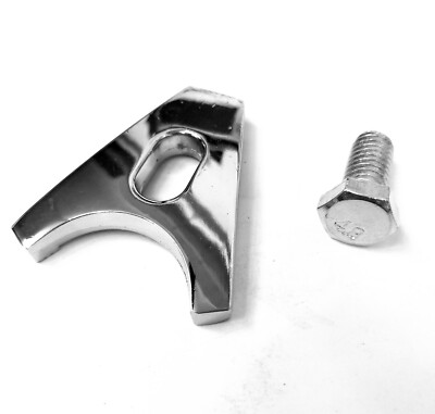 Chevy Chrome Steel Distributor Clamp Hold Down SBC BBC SB BB HEI Electronic Ign 