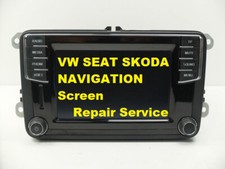 VW SEAT SKODA NAVIGATION RADIO MIB MIB2 PQ COMPOSITION Screen Repair Service