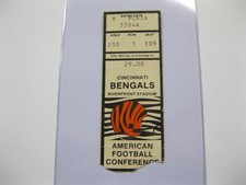 Cincinnati Bengals American Football Conference Ticket Stub 