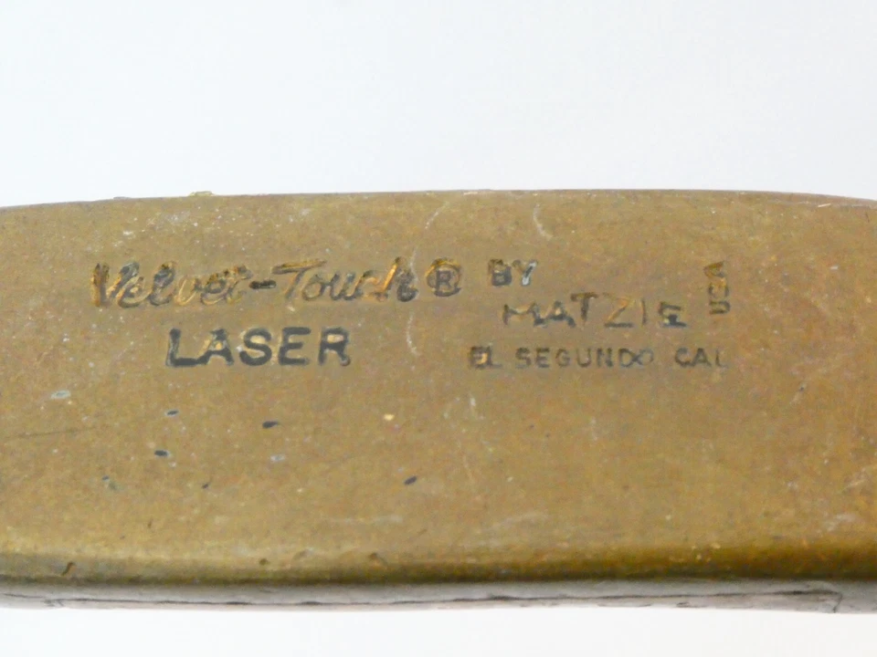 Matzie Vintage Velvet Touch Laser Vintage Brass Putter  - 35" Length ~USED~ - Image 2 of 4