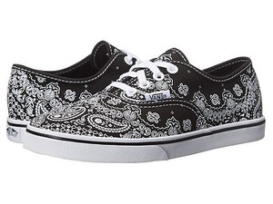 black bandana vans