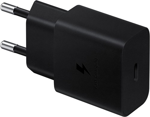 Adaptateur USB-C 15W Chargeur Secteur Prise Courant 2A Original Samsung Noir - Photo 2 sur 2