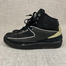 black and chrome jordan 2