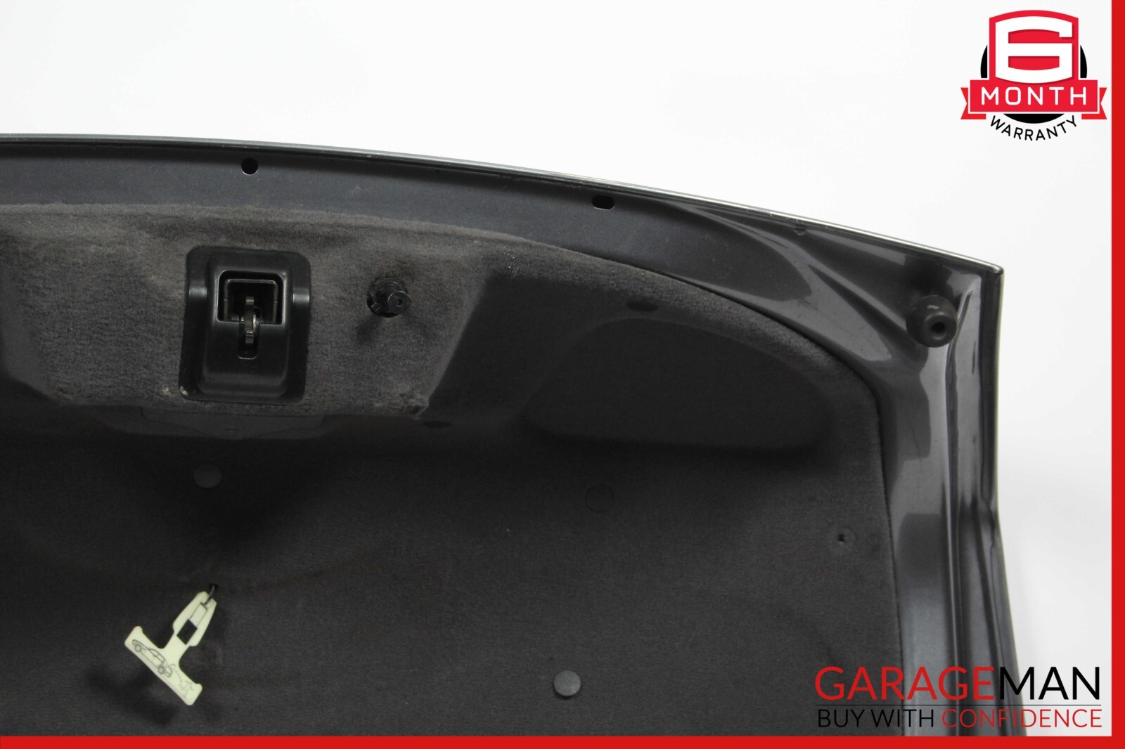 03-13 Maserati Quattroporte M139 Rear Trunk Lid Deck Shell Panel Gray OEM