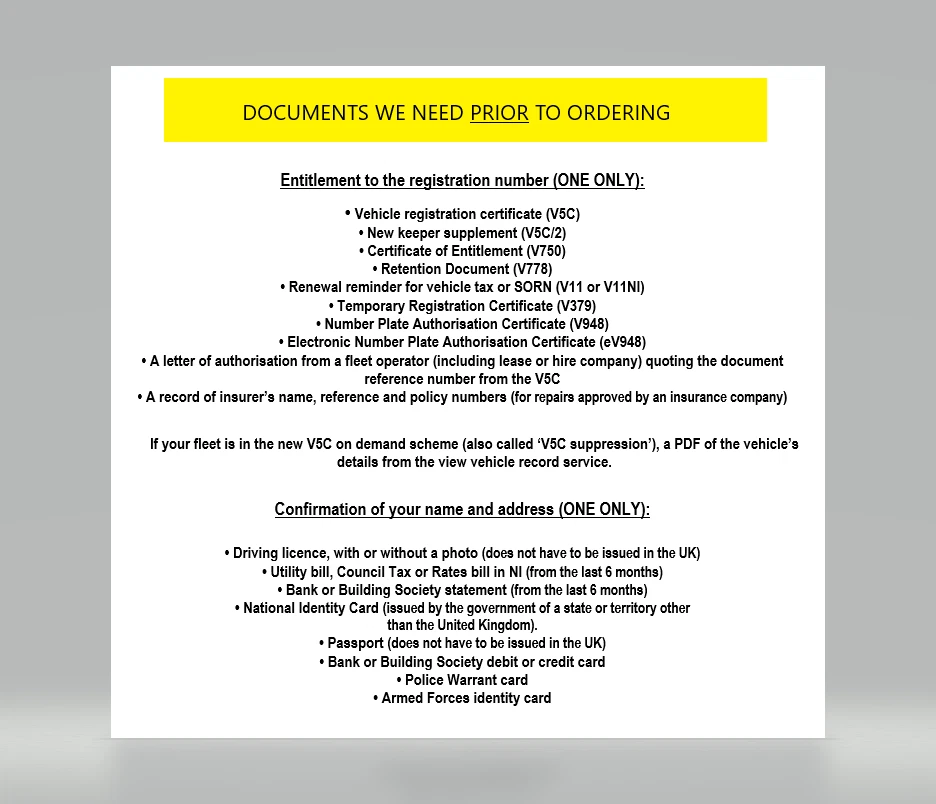 Car Number Plate Classic 11x8 Metal Pressed Classic Black/ Silver MOT Compliant - Foto 8