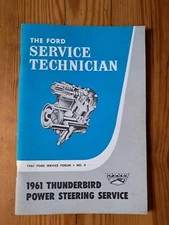 1961 Ford Service Technician Thunderbird Power Steering Service Manual No.4