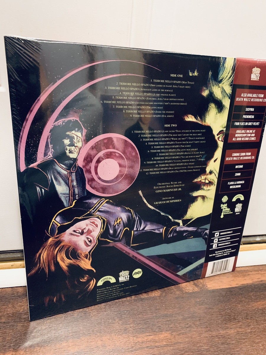 PLANET OF THE VAMPIRES OST Ltd AURA Splatter Vinyl LP Mondo Death