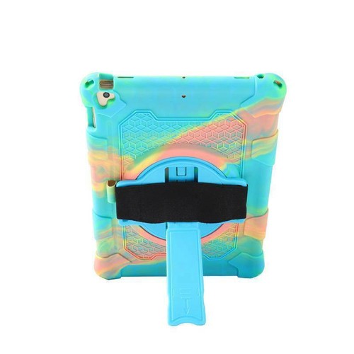 Soft Silicone Stand Handle Case Cover + Strap For iPad 5th 6th Gen Air 1 2 9.7" - 第 93/103 張圖片