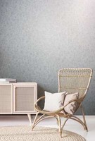 Vliestapete Landhausstil Blumen Vintage Struktur Weiß Grau 82356 (2,77€/1Qm)