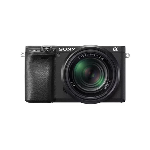 Sony Alpha A6400 Digitalkamera mit 16–50 mm Power Zoom Objektiv – schwarz