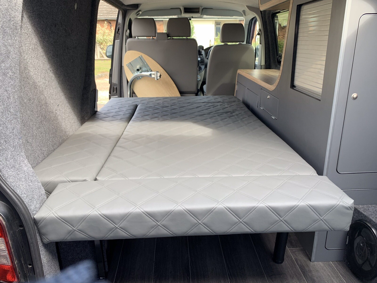 VW Kombi Bed. Crew cab bed. Campervan Bed Flatout Bed Camper conversion