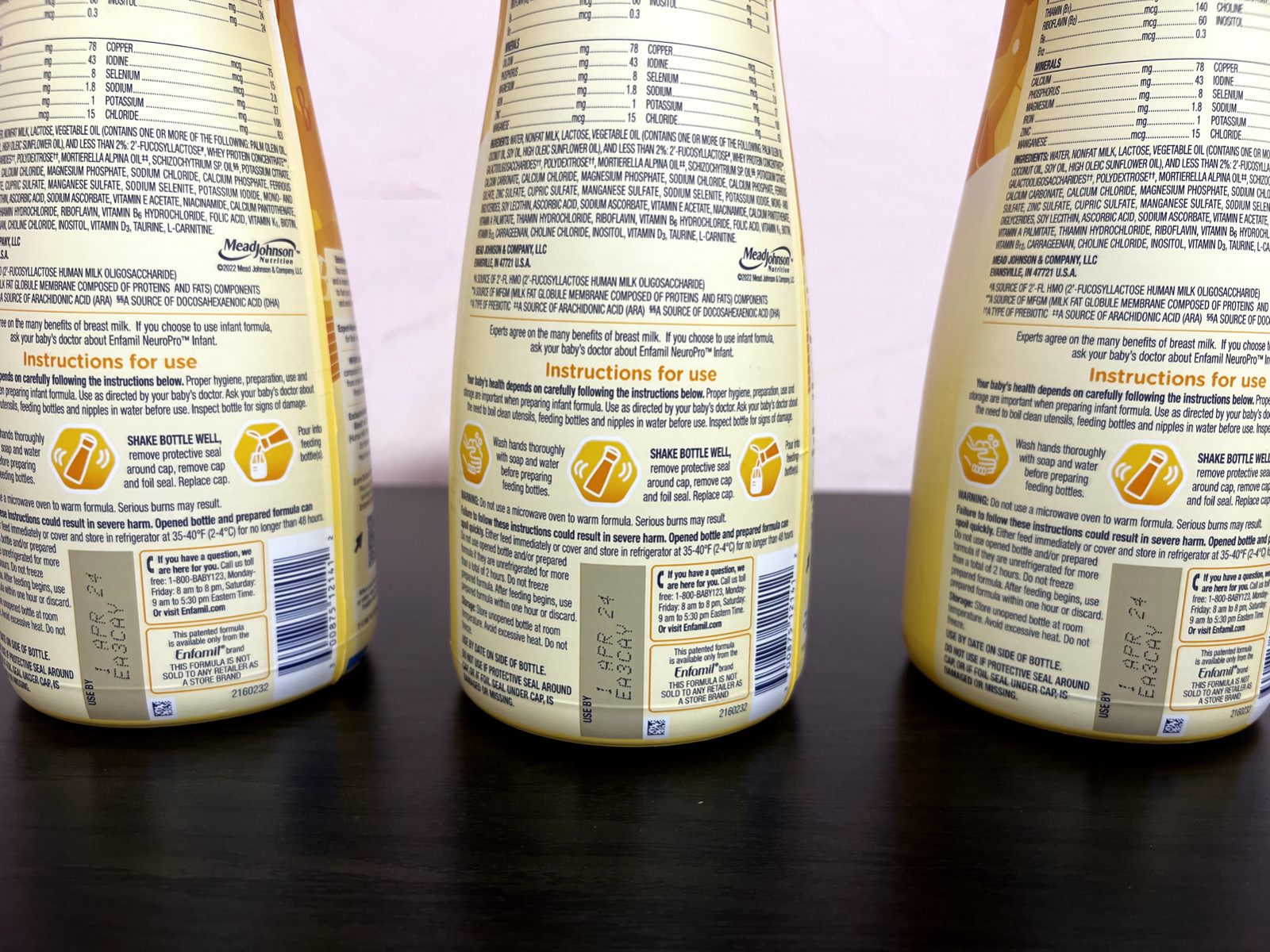 Enfamil NeuroPro 'Ready-To-Use' Infant Formula w/Iron 32 fl oz Bottles