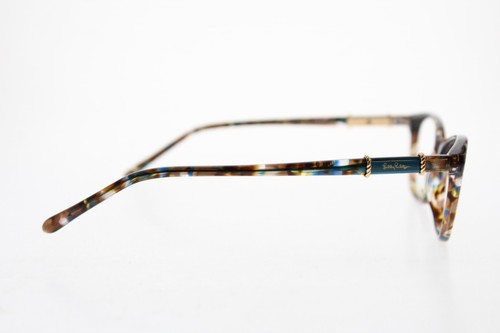Lilly Pulitzer Women's Castila FL Eyeglasses 49/17-135 mm Case Fossil Tortoise - Picture 6 of 10
