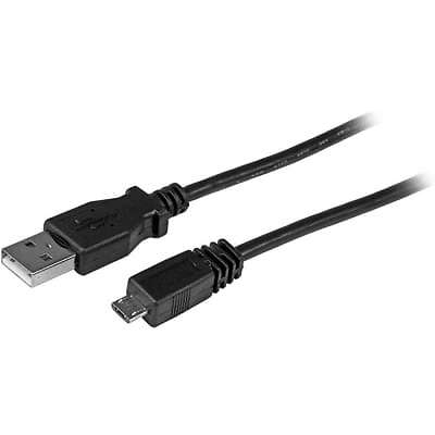 1pc STARTECH.COM UUSBHAUB10 10 ft. (3 m) USB to Micro USB Cable - USB 2.0 A to