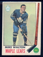 1969-70 OPC O PEE CHEE NHL #50 Mike Walton EX-NM TORONTO MAPLE LEAFS HOCKEY Card
