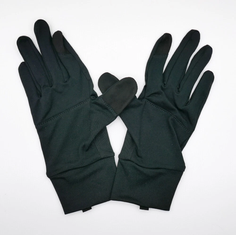Nike Dry Element Running Gloves Black Silver Women s Medium eBay