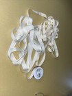 OFFRAY RIBBON  7/8” x 15’ & 8.5” White, & 2 Off White 5’ & 42” Ribbed (Lot Of 3) — photo 4