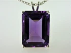 Valentine's Day African Amethyst Gemstone 925 Sterling Silver Handmade Pendant