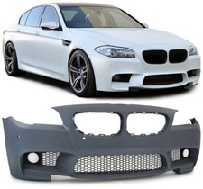 BMW 5 SERIES F10 F11 10-13 M5 LOOK STYLE FRONT BUMPER KIT WITH PDC FOGS HOLES