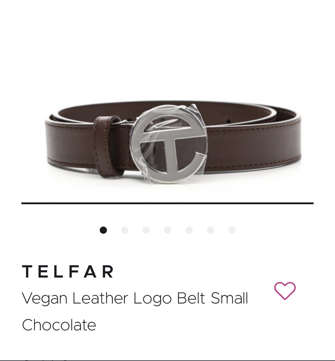 Telfar Dark Green Belt with Silver Logo Buckle Logo Belt - Silver/Highlighter Green main image 4