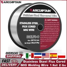 Stainless Steel Flux Cored MIG Welding Wire E308LFC-O 0.8 0.9mm 2IB 1KG 1Roll