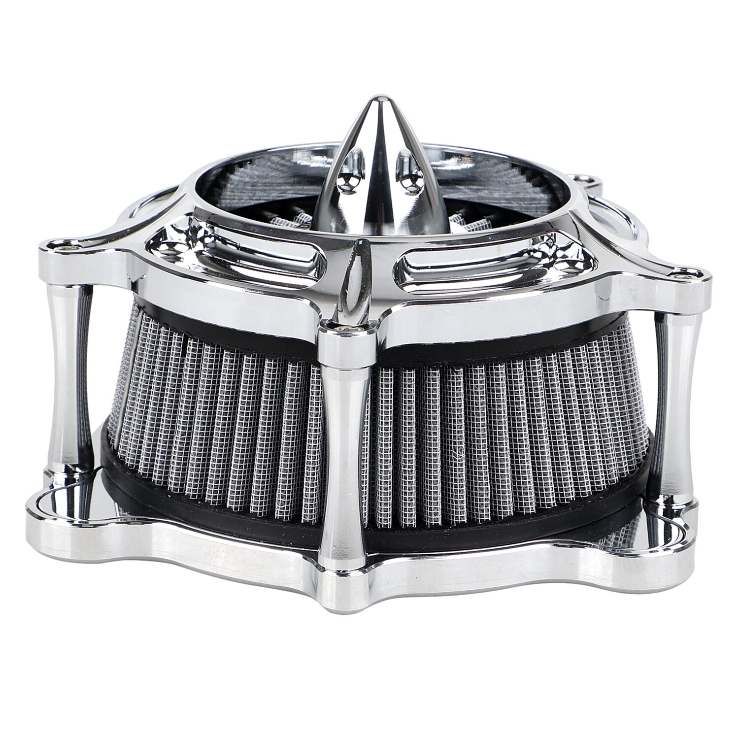 Air Cleaner Grey Intake Filter Kit For Harley Road King Softail Custom FLHRS US