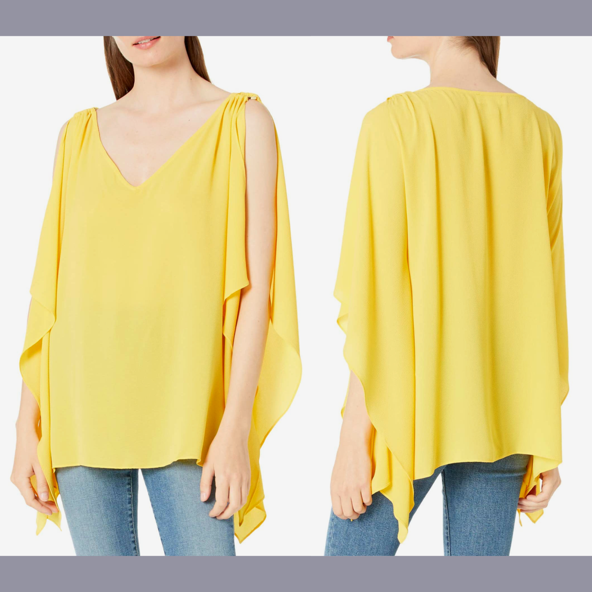 Yellow Michael Kors Womens Tops NWT $98 MICHAEL MICHAEL KORS L/XL