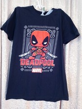 Funko Pop! MARVEL Deadpool Black & Red Tee-Shirt Super Hero Size X-S
