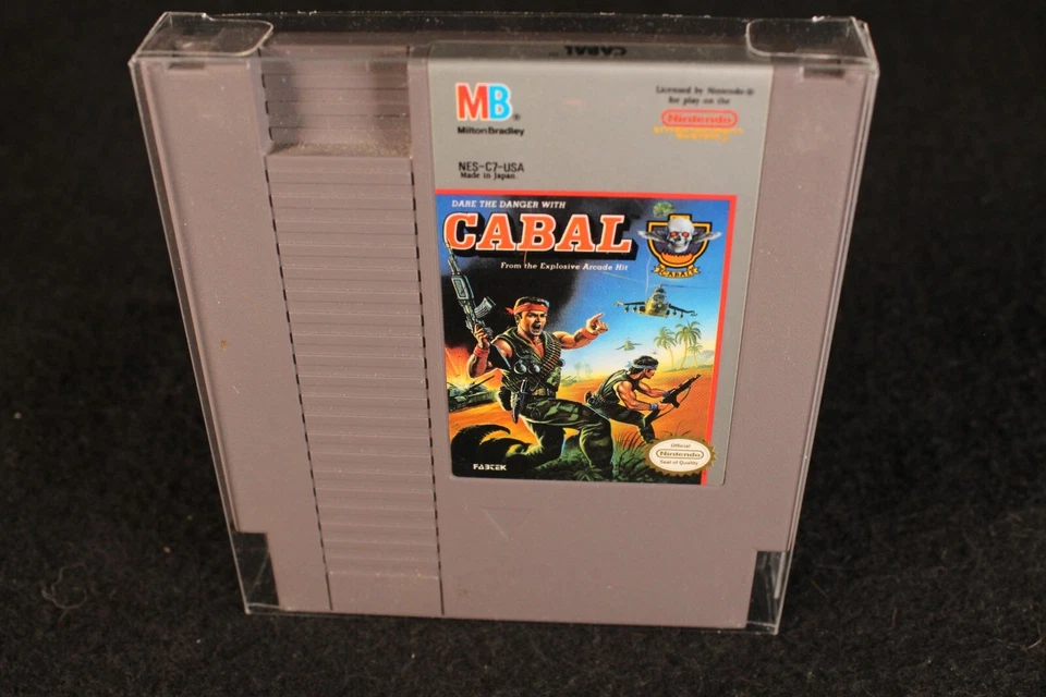 Nintendo Cabal NES vintage original classic video game cartridge 1990 - Image 4 of 4