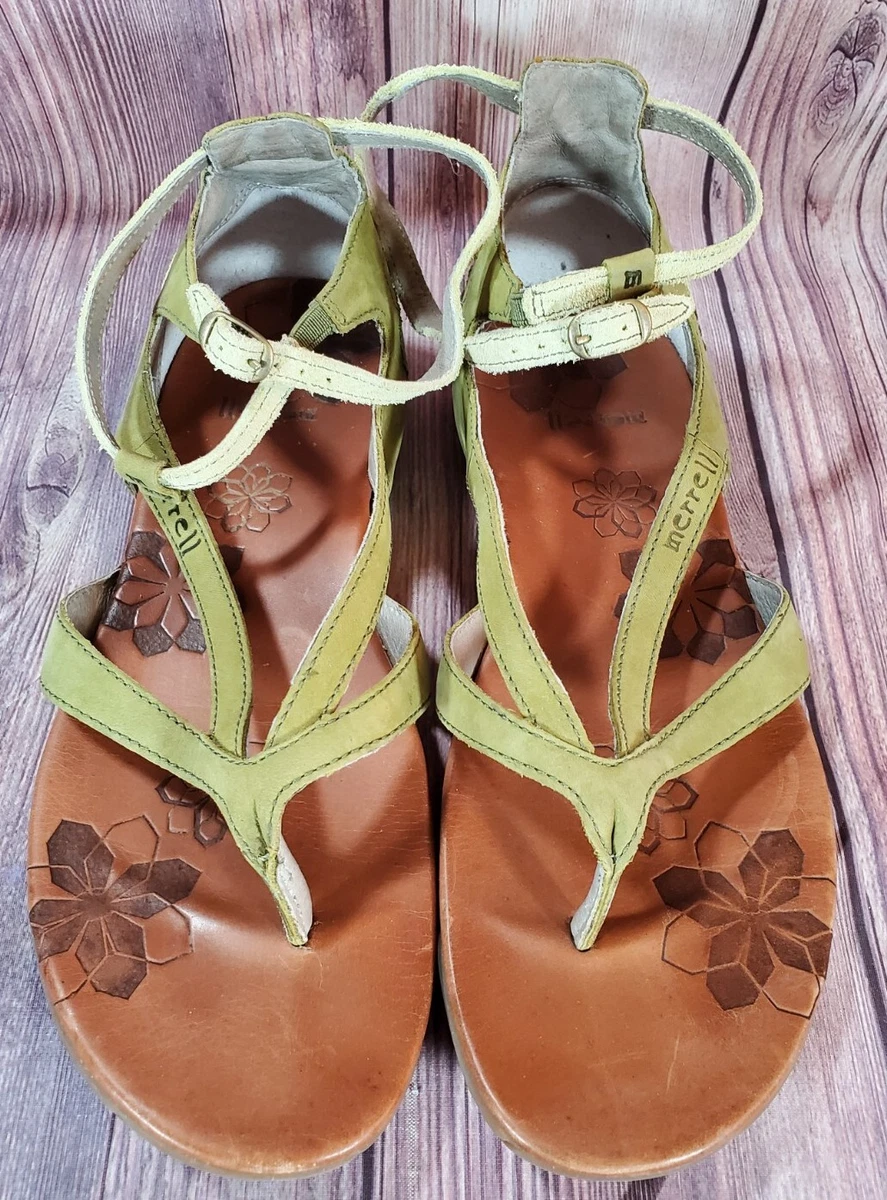 Merrell Women&#039;s Olive Floral Gladiator Ankle Sandals US | eBay