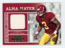 2001 Playoff Honors Keyshawn Johnson Alma Mater Materials #AM10