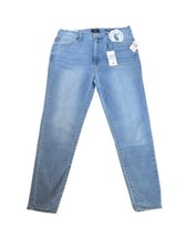  78 Sz 12 Curve Appeal Comfort High Rise Stretch Skinny Cadiz Light Blue Jeans