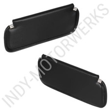 C3 Corvette Black Sun Visor Driver And Passenger Sun-visors New Fits 69 Thru 76