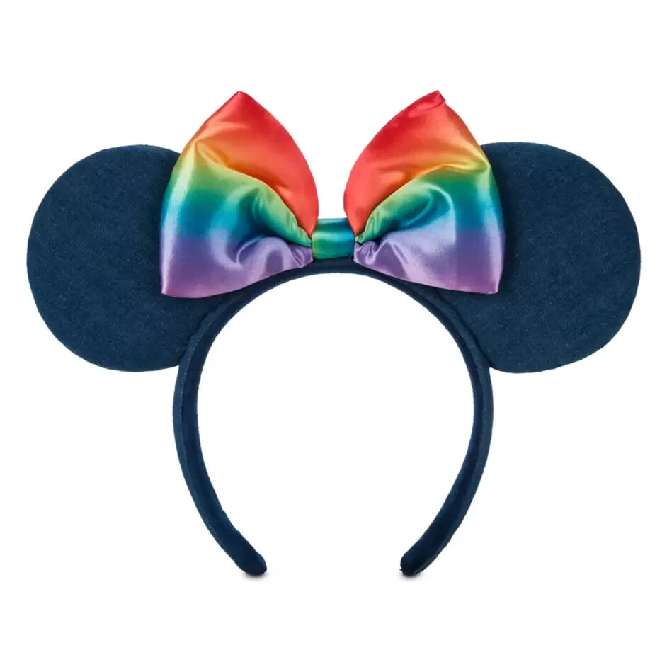 Disney Parks 2022 Minnie Mouse Pride Rainbow Bow Ears  display picture 3
