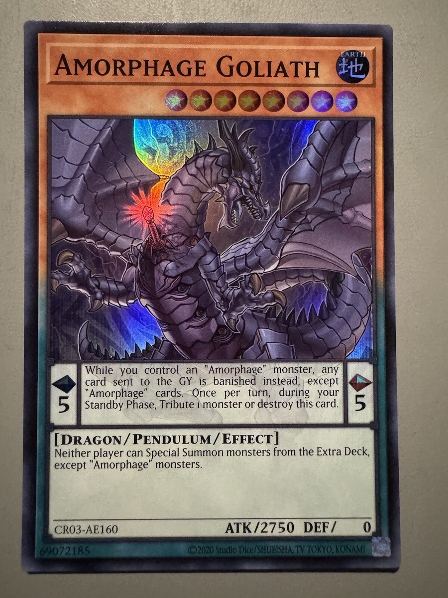 YUGIOH AMORPHAGE GOLIATH (PENDULUM) ASIA ENGLISH EDITION CR03